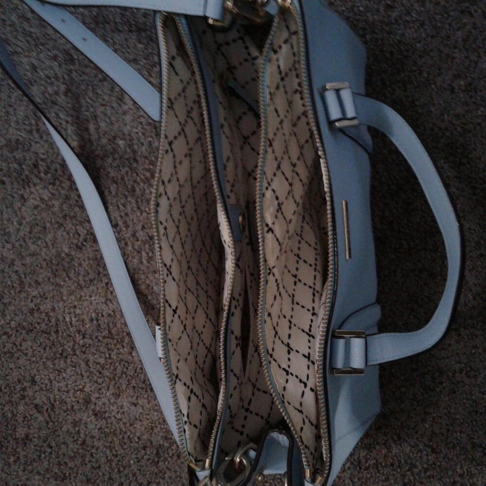 Kate Spade Purse Light Blue w/ Shoulder Strap - Picture 4 of 4